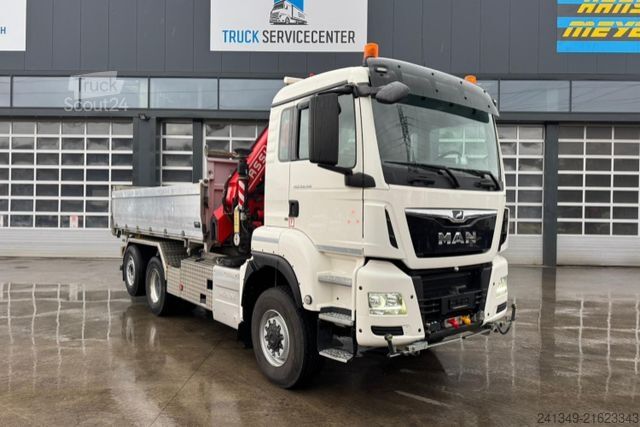 Grue montée sur camion MAN TGS 28.510 6x4-4 Fassi 255-4