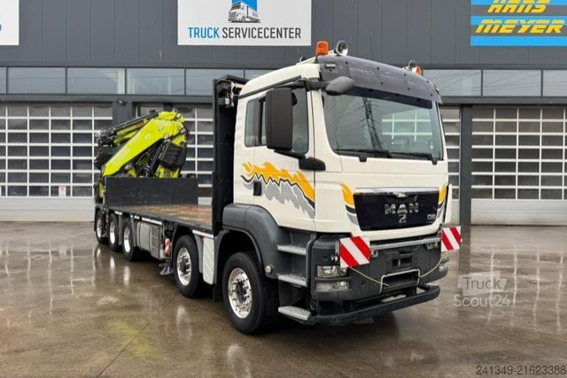 Grue montée sur camion MAN TGS 47.480 10x6H Toni Maurer Fassi 950