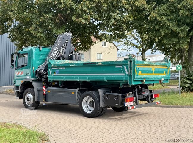 γερανός τοποθετημένος σε φορτηγό Mercedes-Benz ATEGO 1622 - 4x4 - Kipper-Kran - 123 TKm
