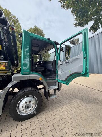 γερανός τοποθετημένος σε φορτηγό Mercedes-Benz ATEGO 1622 - 4x4 - Kipper-Kran - 123 TKm