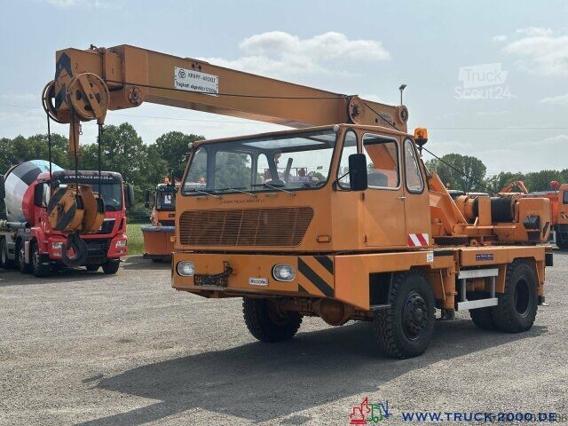Lastbilmonteret kran Krupp Krupp 12GTT 4x4 Hakenhöhe 16m Original 16.253 Km