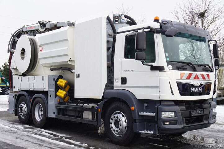 Curățător de ape uzate MAN TGM 26.340 E6 / RIVARD sewage cleaner 11