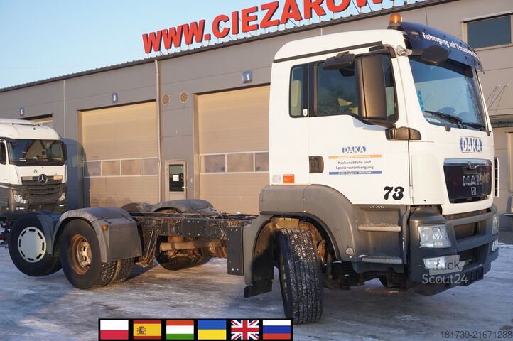 Ansamblu de transmisie MAN TGS 26.360/ 550 cm chassis/ steered axle