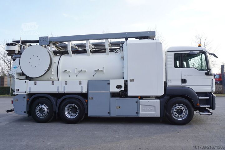 Stație de epurare a apelor uzate MAN TGS 26.360 / RIVARD 18m3  / 180 tho km