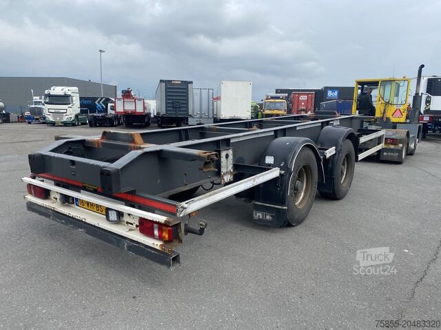Transport de conteneurs DRACO MCS 218 Container Trailer / 2 Axle / BPW / Drum...