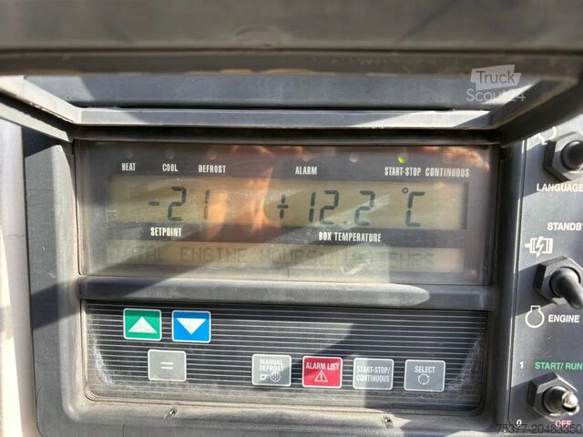 Gekoeld/bevroren transport Krone Vector 1550, TUV APK .  Scheibebremse, Alu Bode...