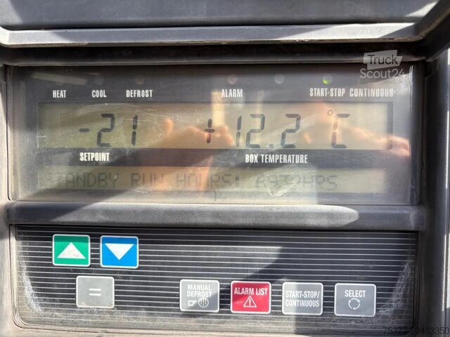 Gekoeld/bevroren transport Krone Vector 1550, TUV APK .  Scheibebremse, Alu Bode...