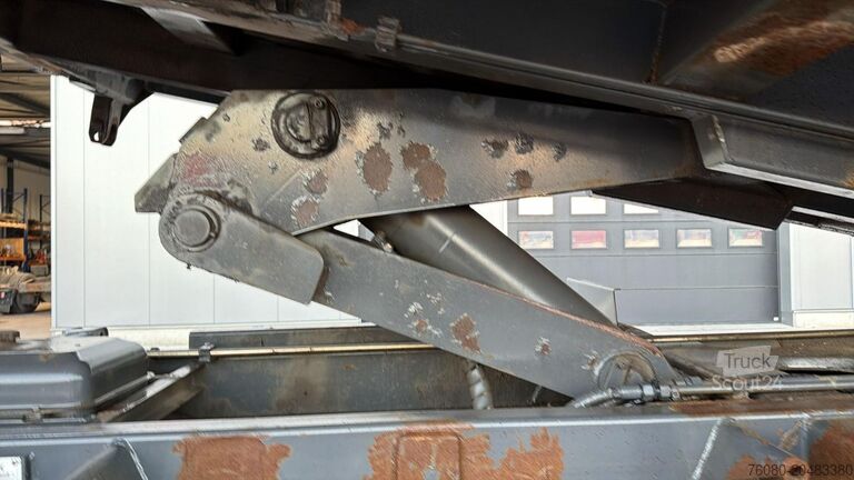 3-zijdenkipper Renault KERAX 340 (POMPE MANUELLE / MANUAL PUMP / STEEL...