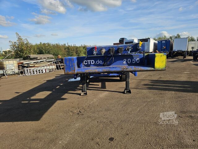 Transport von Containern MKF METALLBAU CS 20 / STEEL SUSPENSION/ BPW DRUM.