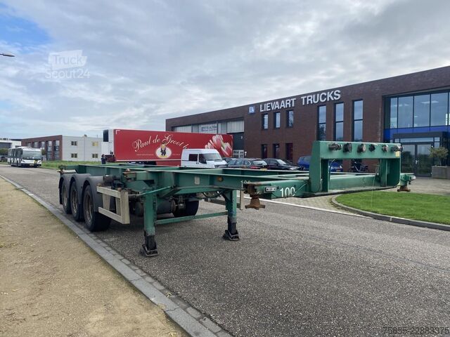 Контейнерные перевозки Renders RPS 12.27 20/30 FT Chassis / BPW Axles / Lifaxl...