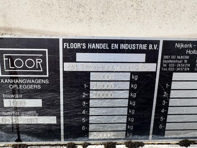куфар Floor 2- Flower Sales Trailer 2-Axle / Box / Koffer /...