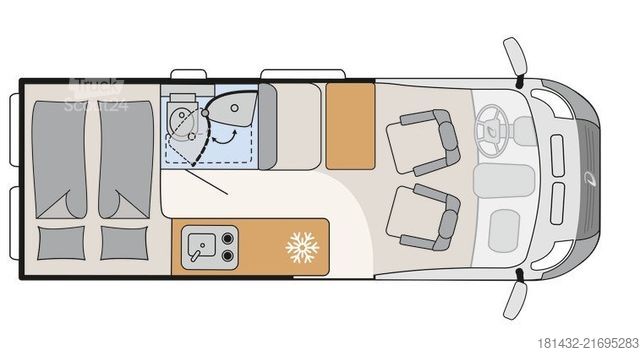 Kastenwagen Wohnmobil / Campervan DETHLEFFS Globetrail Fiat 600 DS