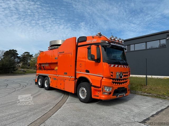 Vakumlu tank kamyonu MERCEDES-BENZ AROCS 2648 6x4 mit Müller Wasserrückgewinner