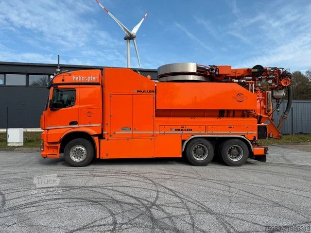Vakumlu tank kamyonu MERCEDES-BENZ AROCS 2648 6x4 mit Müller Wasserrückgewinner