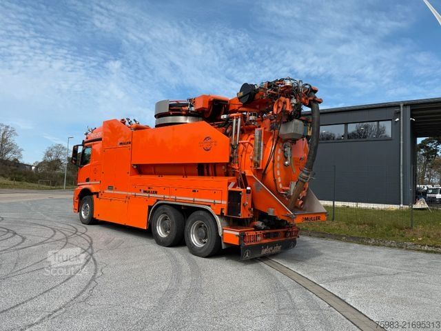 Vakumlu tank kamyonu MERCEDES-BENZ AROCS 2648 6x4 mit Müller Wasserrückgewinner
