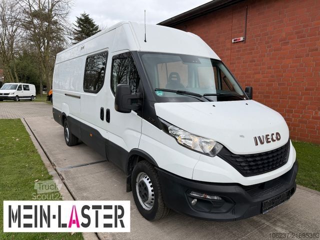 Vans ar augstu jumtu IVECO Daily 35C18 3.0  MAXI XL 5 Sitzer AHK Navi Stand
