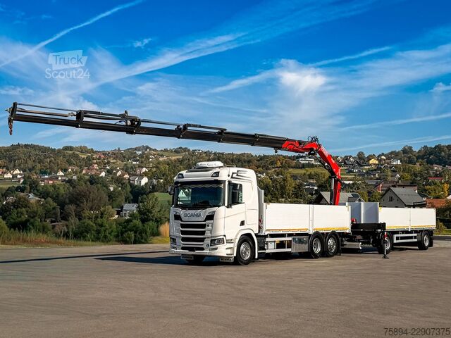 Auto-dizalica montirana na kamionu SCANIA R500 FASSI F235 A.2.26 + FUNK + Anhänger!