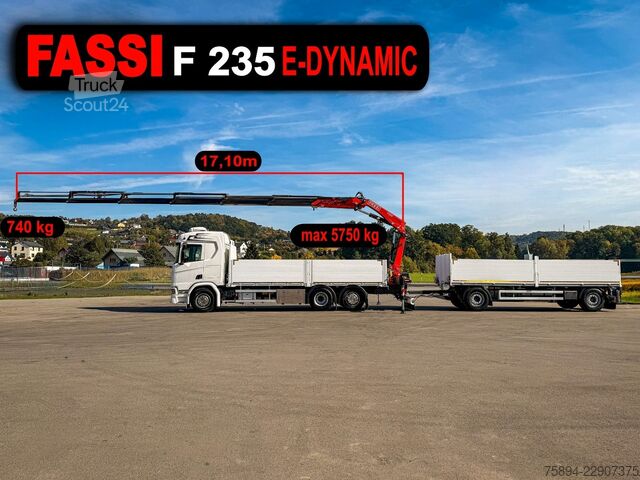 Auto-dizalica montirana na kamionu SCANIA R500 FASSI F235 A.2.26 + FUNK + Anhänger!