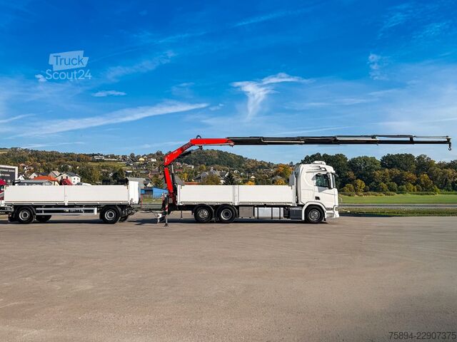 Auto-dizalica montirana na kamionu SCANIA R500 FASSI F235 A.2.26 + FUNK + Anhänger!