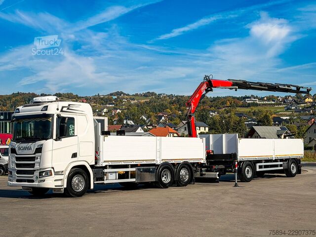 Auto-dizalica montirana na kamionu SCANIA R500 FASSI F235 A.2.26 + FUNK + Anhänger!