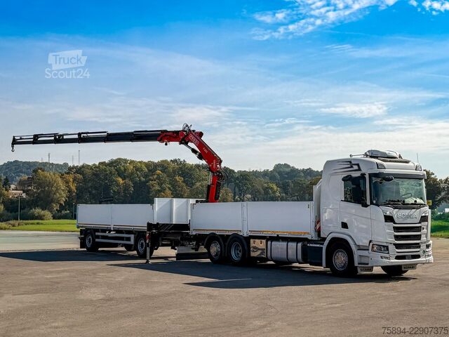 Auto-dizalica montirana na kamionu SCANIA R500 FASSI F235 A.2.26 + FUNK + Anhänger!