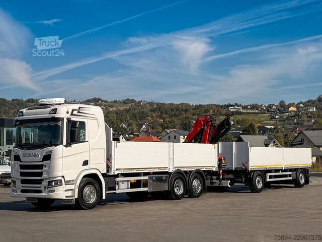 Auto-dizalica montirana na kamionu SCANIA R500 FASSI F235 A.2.26 + FUNK + Anhänger!