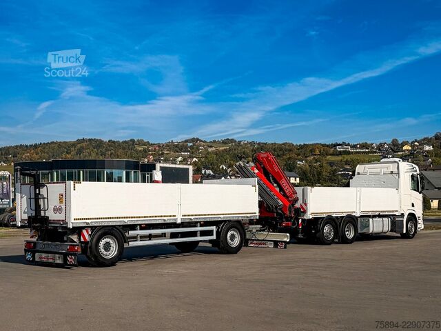 Auto-dizalica montirana na kamionu SCANIA R500 FASSI F235 A.2.26 + FUNK + Anhänger!