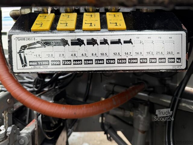 Vinç kamyonu Volvo FM 300 6x4 + (25.8m!) CRANE HIAB 245 E-5 + JIB ...