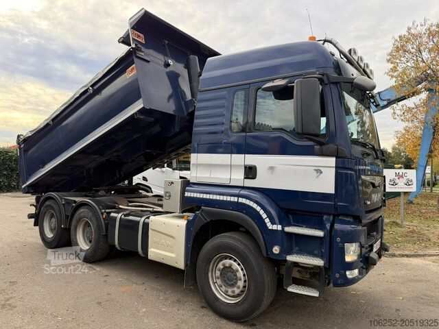 Kipper MAN TGS 33.480 6x4 TIPPER + TRACTOR - DOUBLE SYSTEM...
