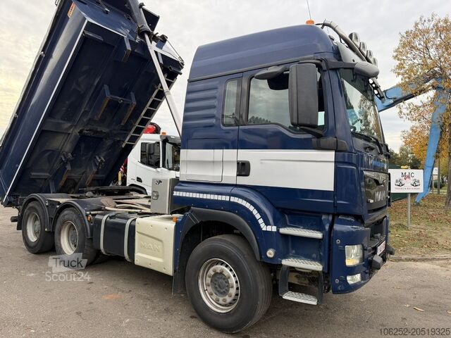 Kipper MAN TGS 33.480 6x4 TIPPER + TRACTOR - DOUBLE SYSTEM...