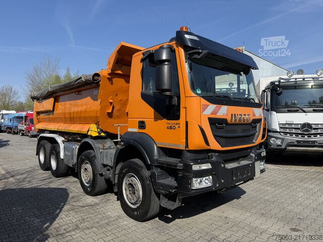 Kiepwagen Iveco Trakker 450 / AD340T45 8X4 Meiller