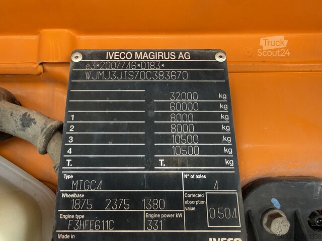 Kiepwagen Iveco Trakker 450 / AD340T45 8X4 Meiller