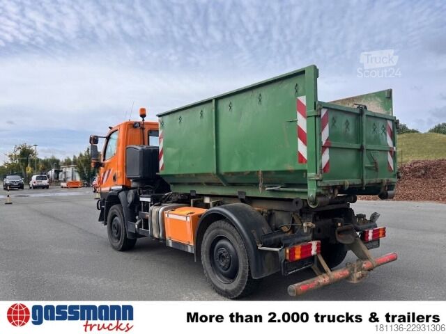 Özel amaçlı kamyon Unimog U 20 4x4, City-Abroller, Zapfwelle,