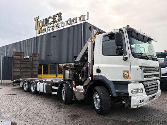ван-камион за превоз на автомобили DAF CF 360 + PALFINGR PK 26002---3X EXT. + REMOTE +...