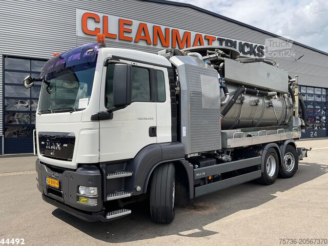 Zuigvoertuig Man TGS 28.440 FFG Flensburger 12,5m³ Saug/Spul com...