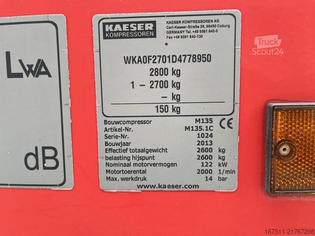 Compresor Kaeser M 135 - N - G