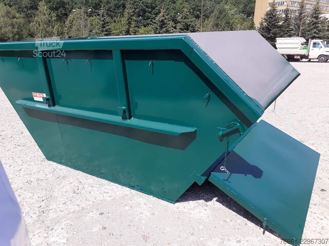 Výměnný kontejner  Absetzcontainer mit Klappe 7m3