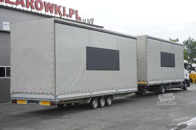 Sada plachty MAN TGL 8.190 4×2 sleeper / 80 tho. km!!! /