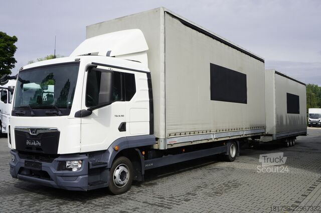 Sada plachty MAN TGL 8.190 4×2 sleeper / 80 tho. km!!! /