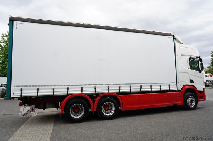 Plachta SCANIA R540 6x2 / Curtainsider 19 EPAL/ cap 16t