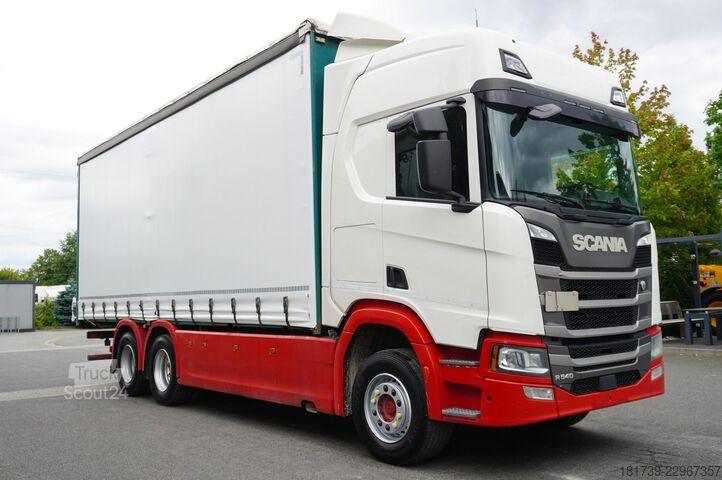 Plachta SCANIA R540 6x2 / Curtainsider 19 EPAL/ cap 16t