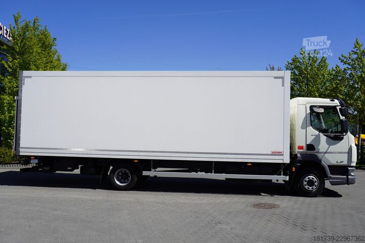 Kontejner DAF LF 12.210 18-pallet container with tail