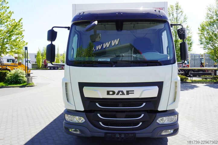 Kontejner DAF LF 12.210 18-pallet container with tail