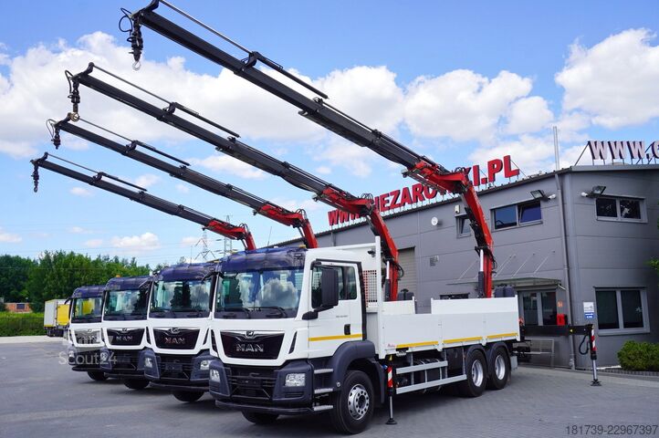 Платформа із краном MAN TGS 26.420 6×4 / Fassi F215A.2.24 / 6,7m