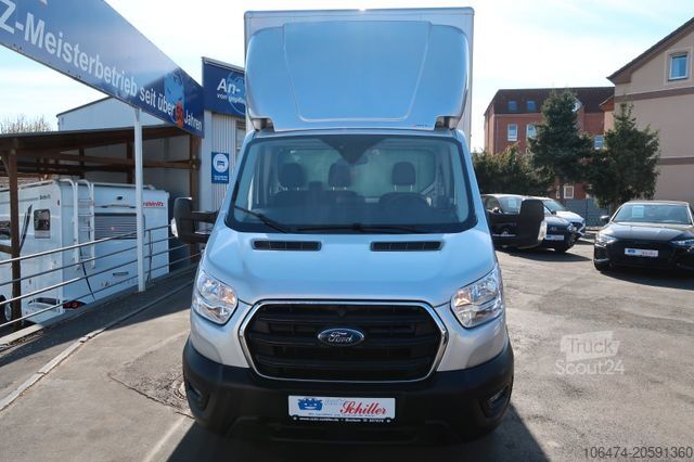 Transportador con plataforma y toldo FORD Transit Pritsche 350 L2 Kofferaufbau