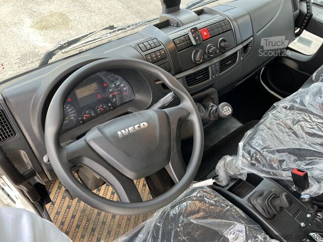 ανατρεπόμενο φορτηγό τριών κατευθύνσεων με γερανό Iveco Eurocargo 180-320