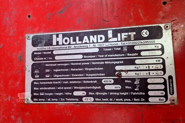 Škarjasto dvigalo Holland Lift Combistar B-165EL25 Electric, 18.5m Working Height