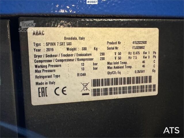 Kompresor  Spinn 7.5XE 500 Compressor