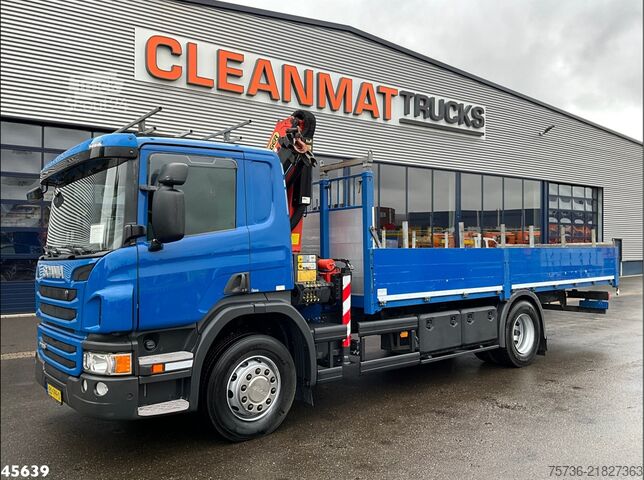 Camião-grua Scania P 280 Euro 6 Palfinger 12 Tonmeter laadkraan
