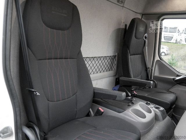 Kutu kamyonu DAF LF 210 KOFFER 12t+ LBW 1.5t+ DACHSPOILER+ TRENNWAN